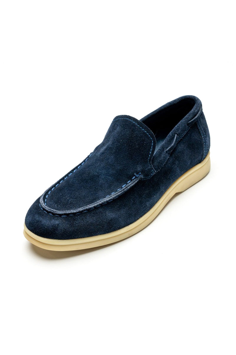 Cloud Cloth "Strides" Kids Navy Dress Shoes