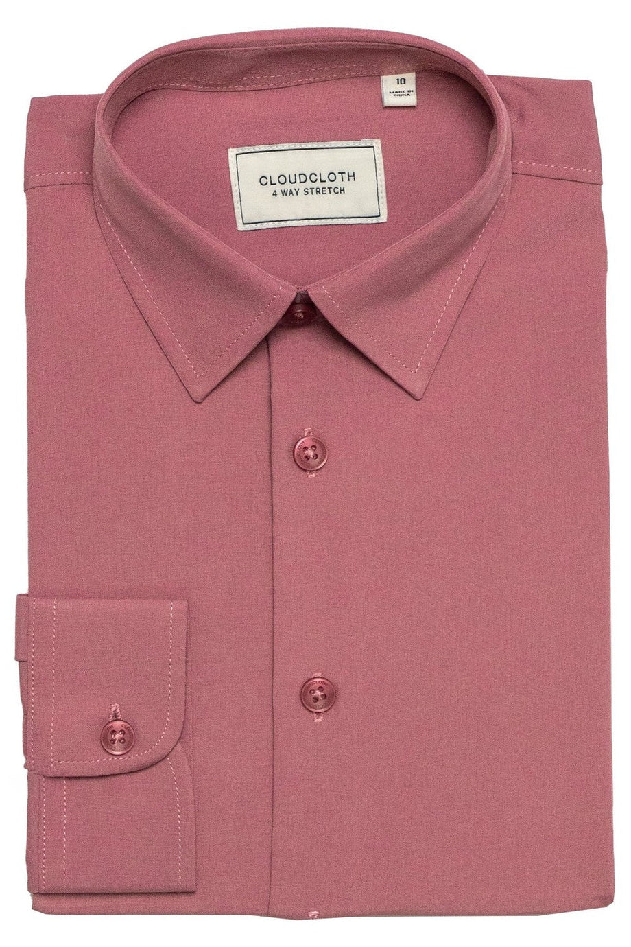 "Cloud Cloth" Plush Laydown Dress Shirt