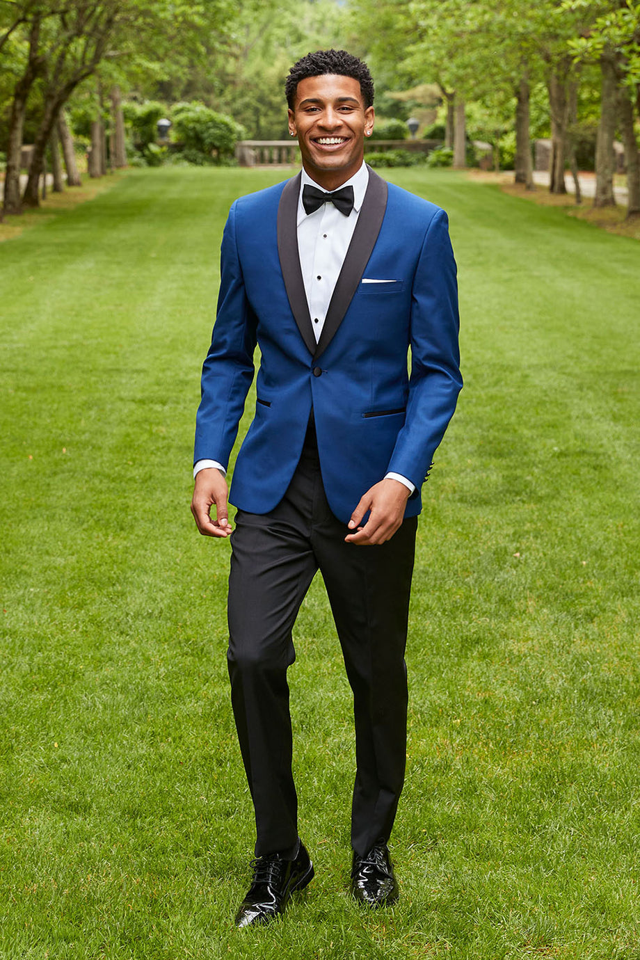 "Arlo" Cobalt Tuxedo Jacket (Separates)