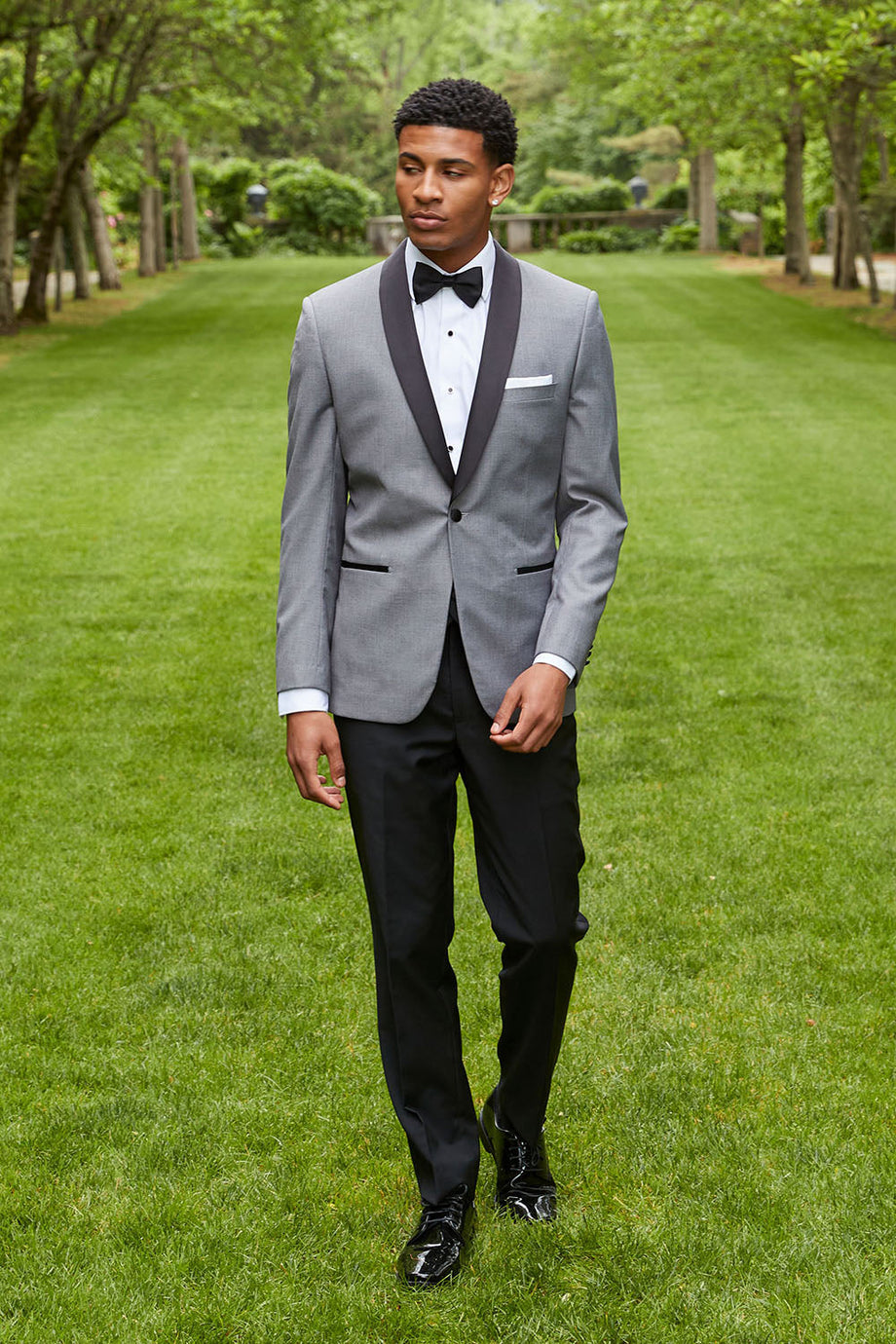 Couture 1910 "Arlo" Grey Tuxedo Jacket (Separates)