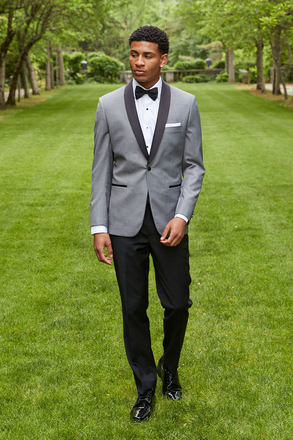 Couture 1910 "Arlo" Grey Tuxedo Jacket (Separates)