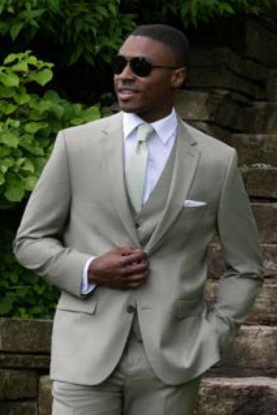 Couture 1910 Celadon Green Sharkskin Vest