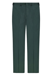 "Monte" Green Plain Front Pants