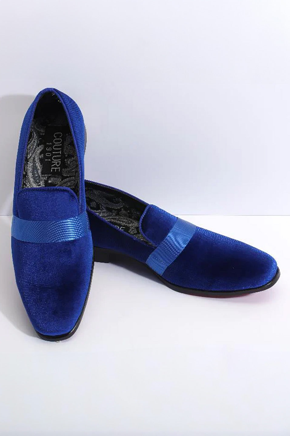 Couture 1910 "Lincoln" Royal Blue Couture 1910 Tuxedo Shoes