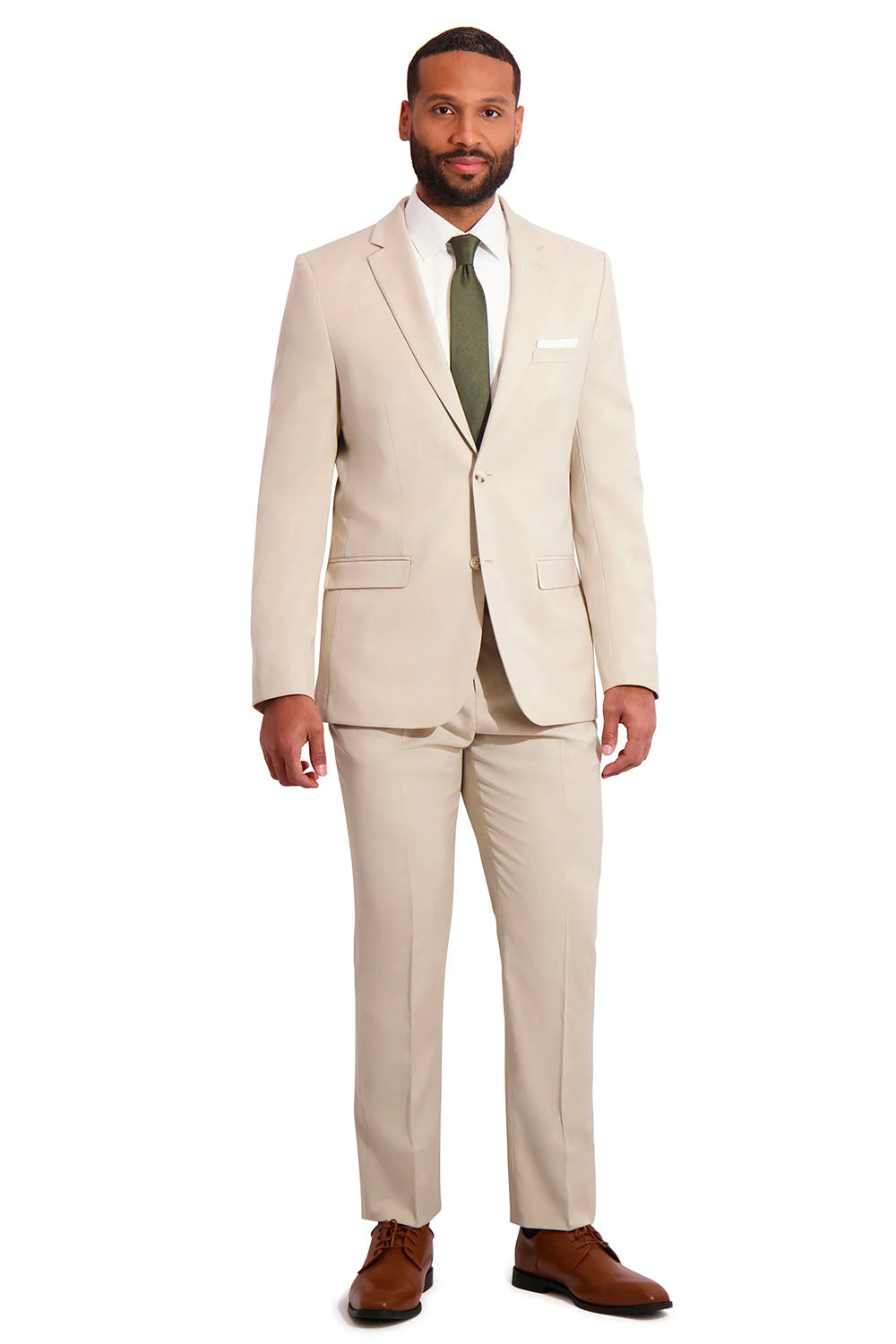 "Sharkskin" Tan Suit Jacket (Separates)