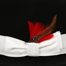 Crushable Fedora Hat in Black With White Band - Ferrecci USA 