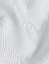 David Donahue Horizontal Rib French Cuff White Tuxedo Shirt