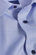 David Donahue Micro Dobby Blue Dress Shirt