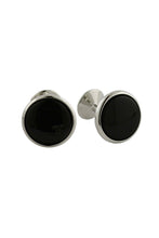 David Donahue Onyx and Brass Cufflinks