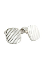 David Donahue Sterling Silver Cushion Cufflinks