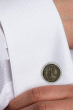 David Donahue Sterling Silver Dime Cufflinks