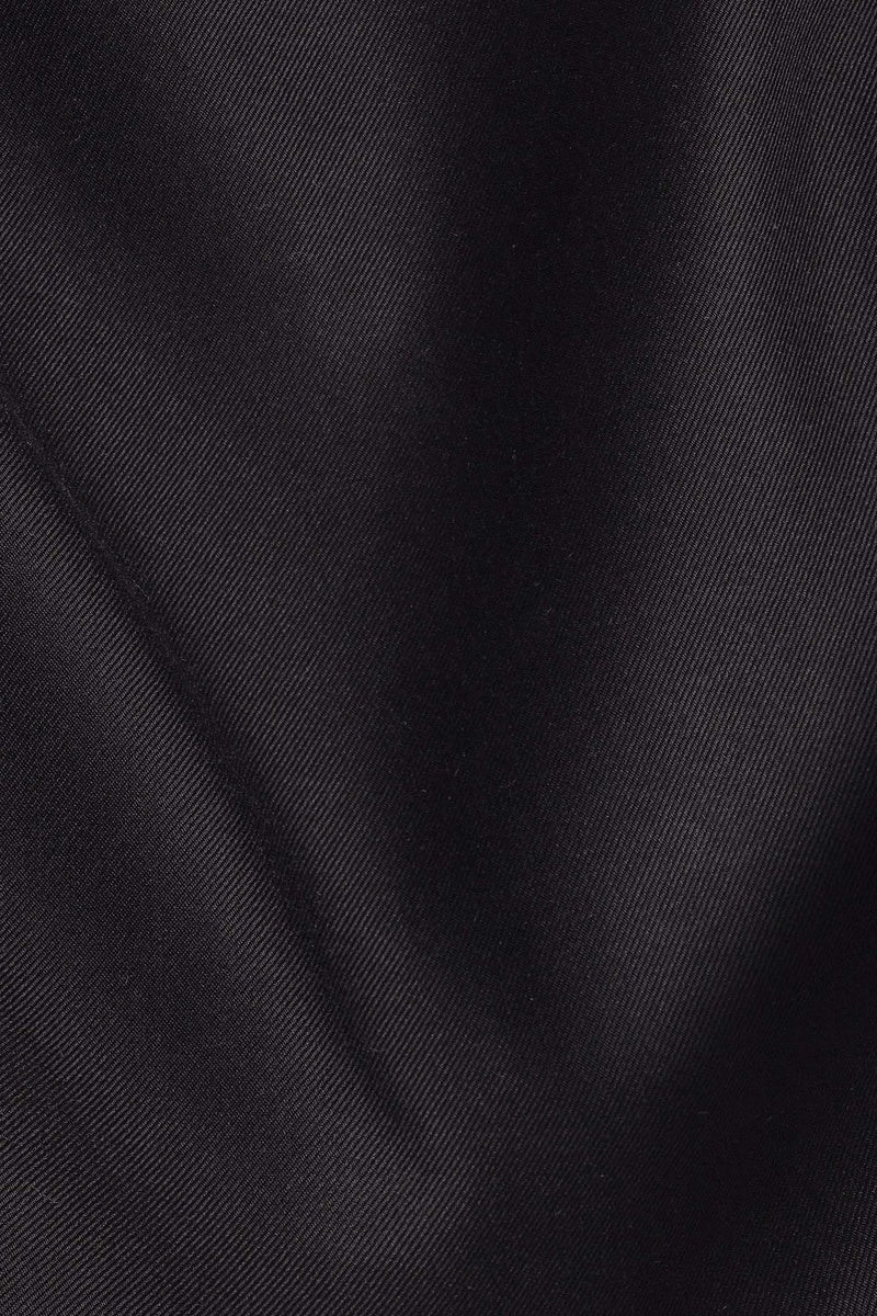 david donahue black dress shirt David Donahue Trim Fit Super Fine Twill Dress Shirt