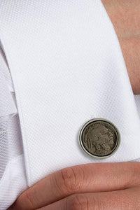Sterling Silver Nickel Cufflinks