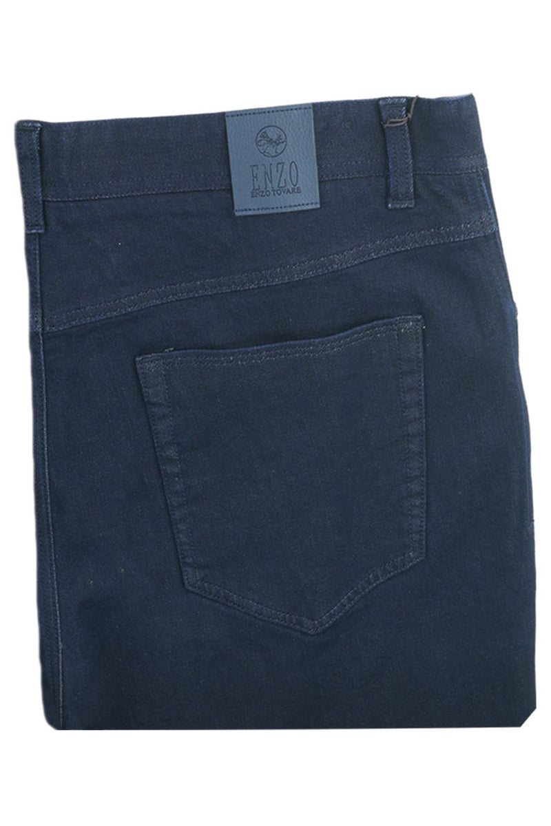 Enzo "Alpha" Dark Blue Denim Jeans