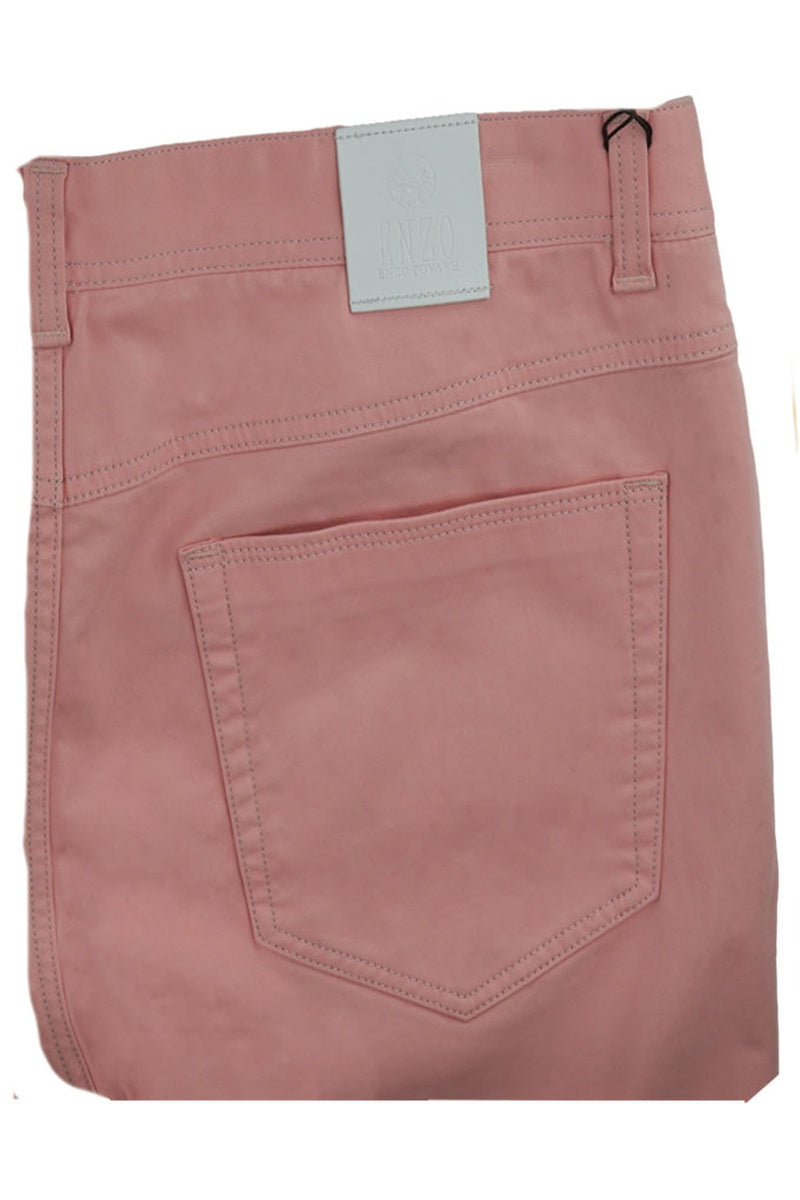 Enzo "Alpha" Soft Pink Jeans