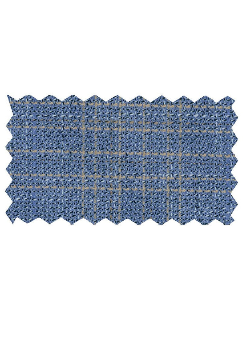 Enzo Enzo Tovare Blue Crossweave Sports Jacket