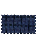 Enzo Enzo Tovare Dark Blue Check Sports Jacket