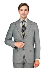 Enzo Grey Linen Suit (2-Piece Set)