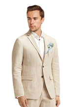 Enzo Natural Linen Suit (2-Piece Set)