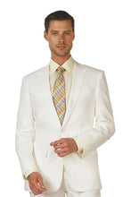 Enzo White Linen Suit (2-Piece Set)