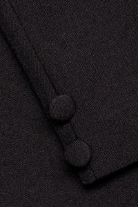 Little Tuxedos "Mason" Kids Black Suit (5-Piece Set)