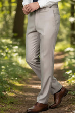 "Ethan" Tan Super 150's Luxury Viscose Blend Suit Pants
