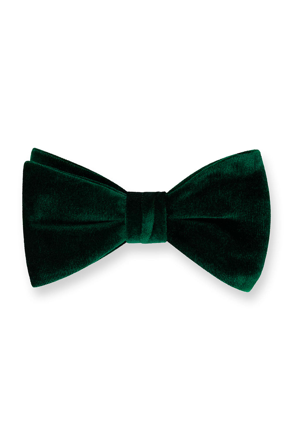 Fabian Couture "Gala" Hunter Green Velvet Bow Tie