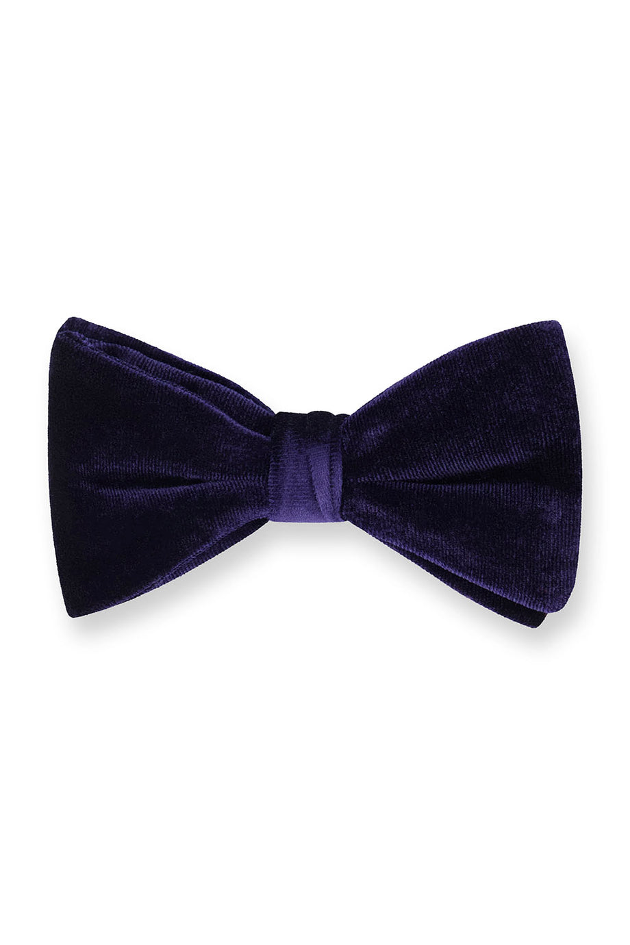 Fabian Couture "Gala" Navy Velvet Bow Tie