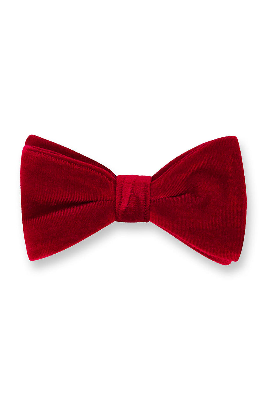 Fabian Couture "Gala" Red Velvet Bow Tie