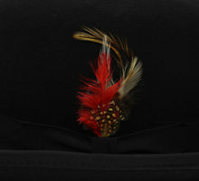 Ferrecci Black Premium Wool Derby Hat