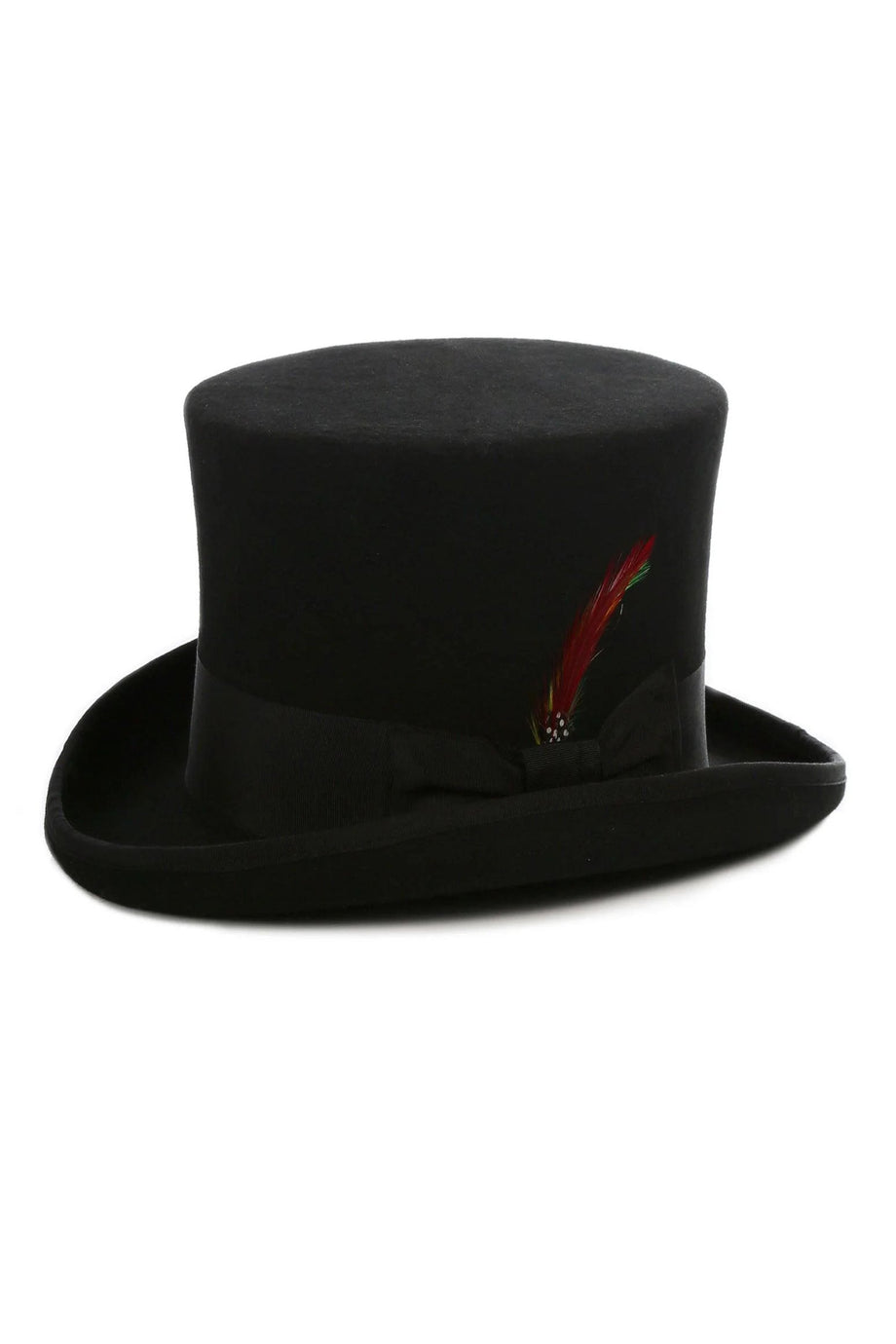 Ferrecci Black Premium Wool Top Hat