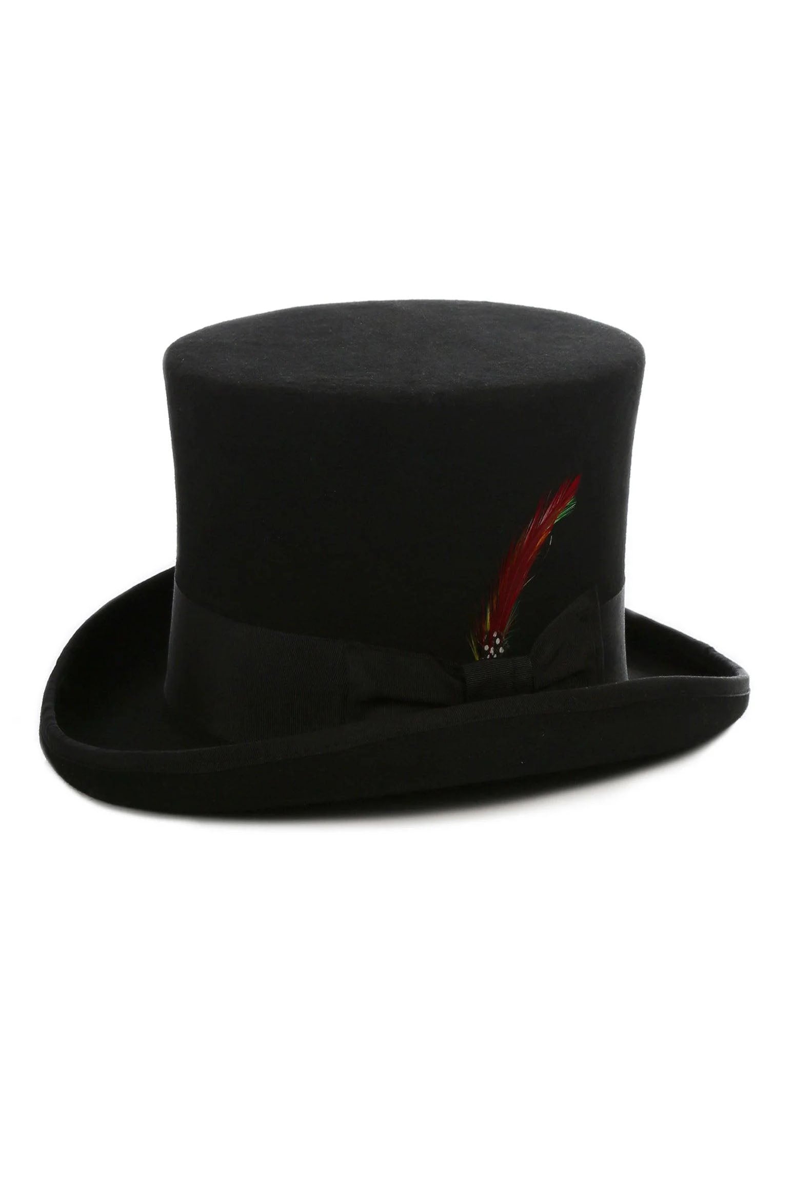 Ferrecci Black Premium Wool Top Hat