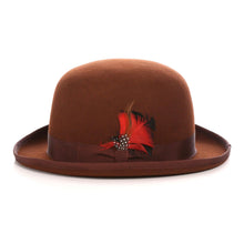 Ferrecci Brown Premium Wool Derby Hat