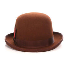 Ferrecci Brown Premium Wool Derby Hat