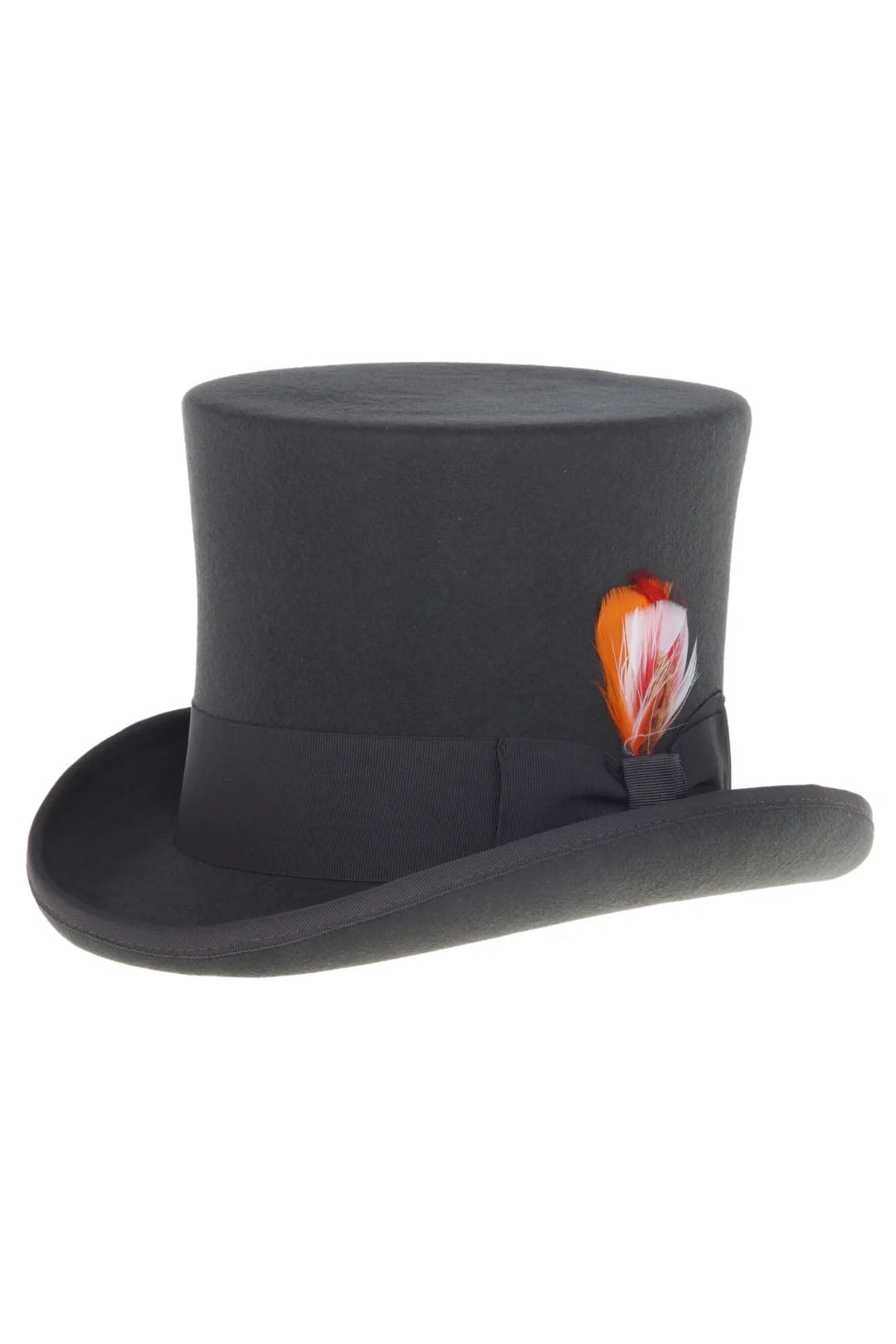 Ferrecci Charcoal Premium Wool Top Hat