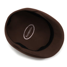 Ferrecci Chocolate Brown Premium Wool English Hat