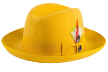 Ferrecci Gold 100 % Wool Australian Fur Felt Godfather Hat