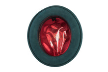 Ferrecci Hunter Green Brooks Trilby 100% Australian Wool Crushable Hat