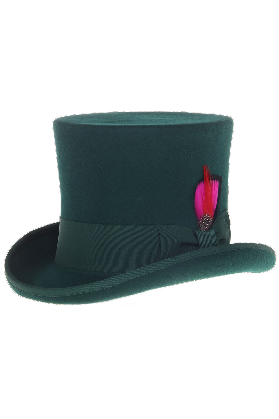 Ferrecci Hunter Green Premium Wool Top Hat