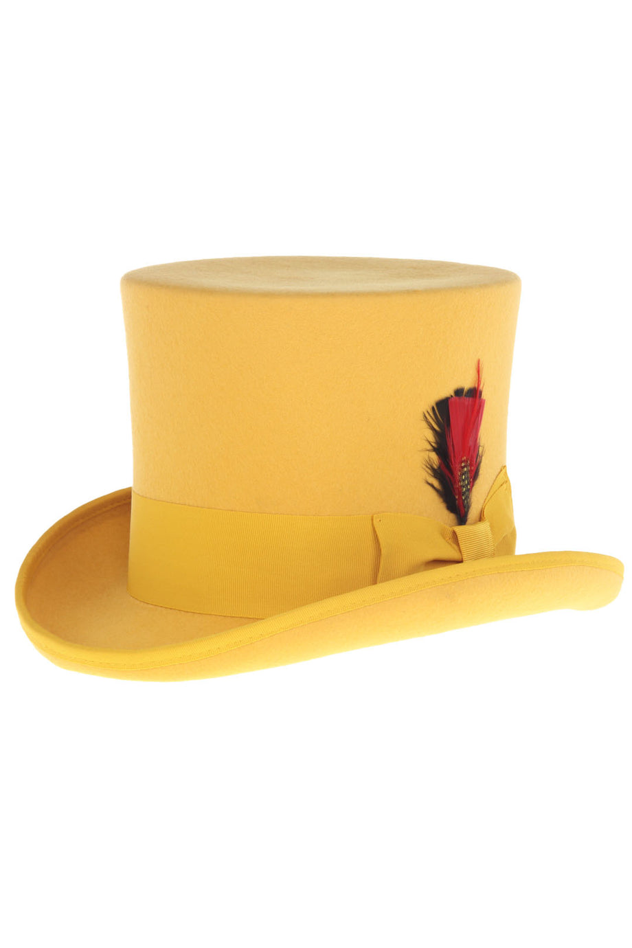 Ferrecci Mustard Premium Wool Top Hat