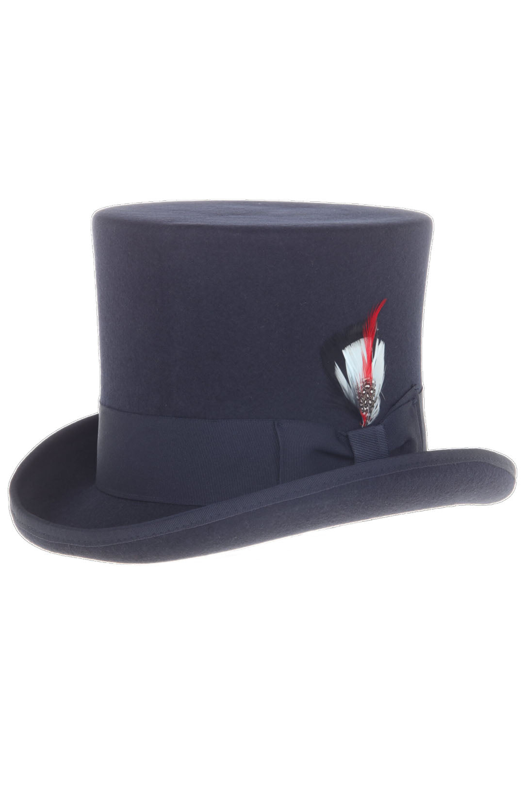 Ferrecci Navy Premium Wool Top Hat