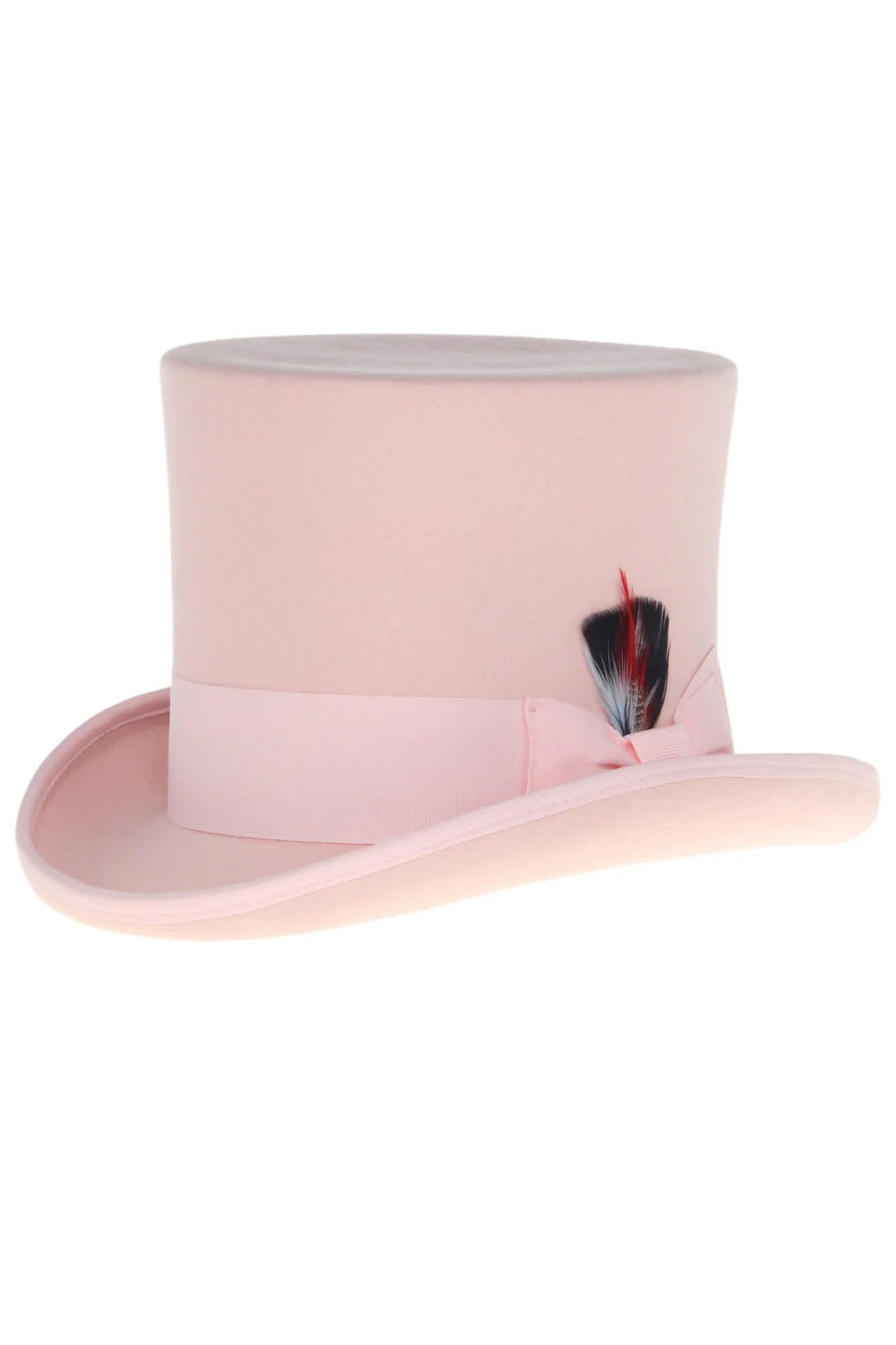 Ferrecci Pink Premium Wool Top Hat