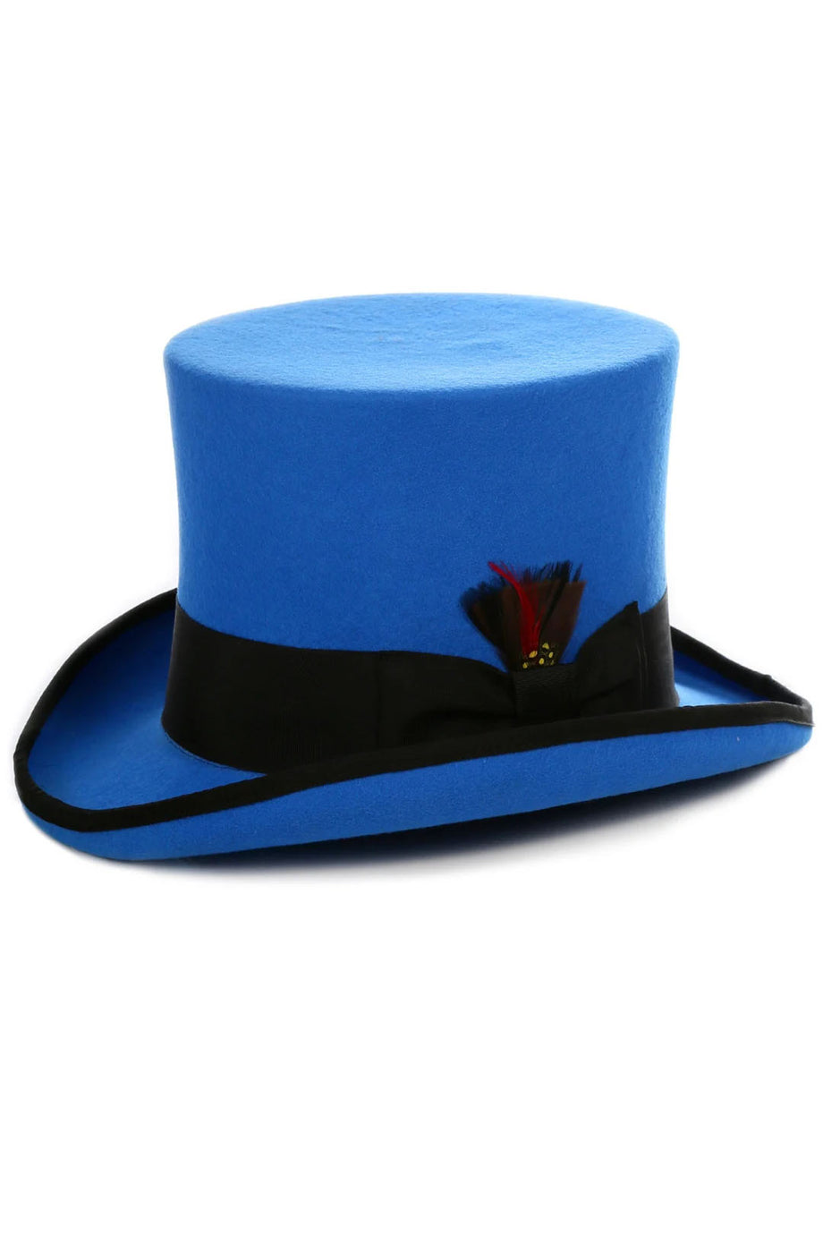 Ferrecci Royal Blue & Black Premium Wool Top Hat