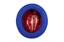 Ferrecci Royal Blue Brooks Trilby 100% Australian Wool Crushable Hat