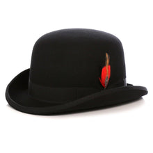 Ferrecci S Black Premium Wool Derby Hat