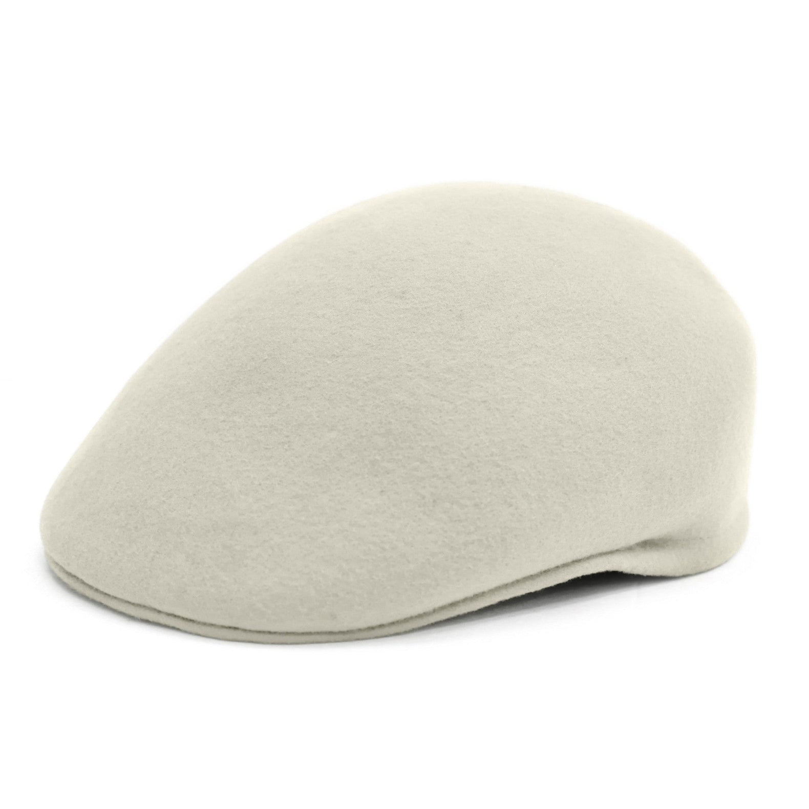 Ferrecci S Off-White Premium Wool English Hat