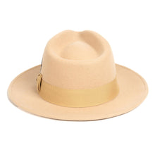 Ferrecci Tan Fedora 100% Australian Wool Crushable Hat