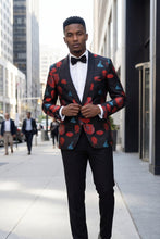 Frederico Leone "Stefano" Red Tuxedo Jacket (Separates)