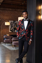Frederico Leone "Stefano" Red Tuxedo Jacket (Separates)