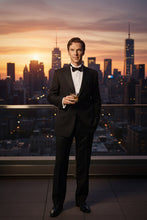 Galante "Vitale Barberis" Black 2-Button Notch Tuxedo (2-Piece Set)